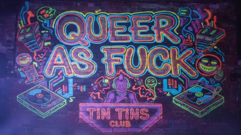 Queer as fuck - Tin Tins Club
