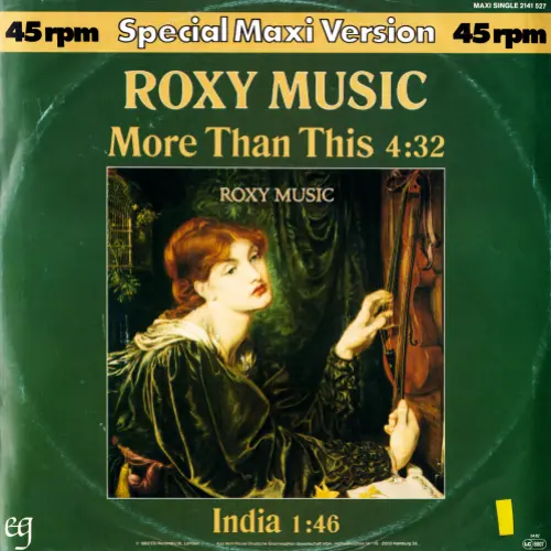More than This - Roxy Music - Music Cover